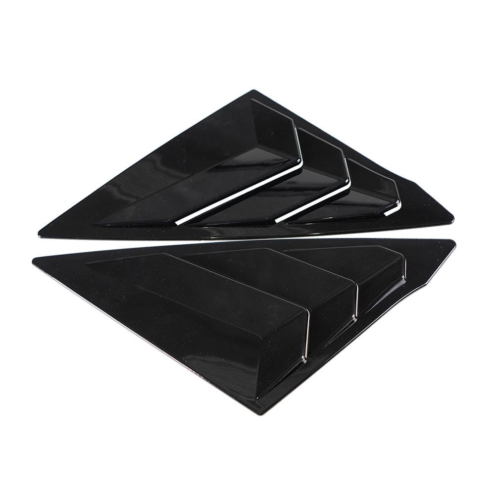 Glossy Black Side Vent Window Scoop Louver Cover Trim For Honda Civic 11th 2022