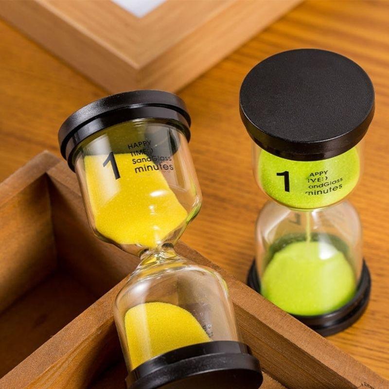 1-minute Hourglass Timer Home Desktop Decorative Ornament Children's Sleeping Funnel Toys Ornament Creative Gifts
