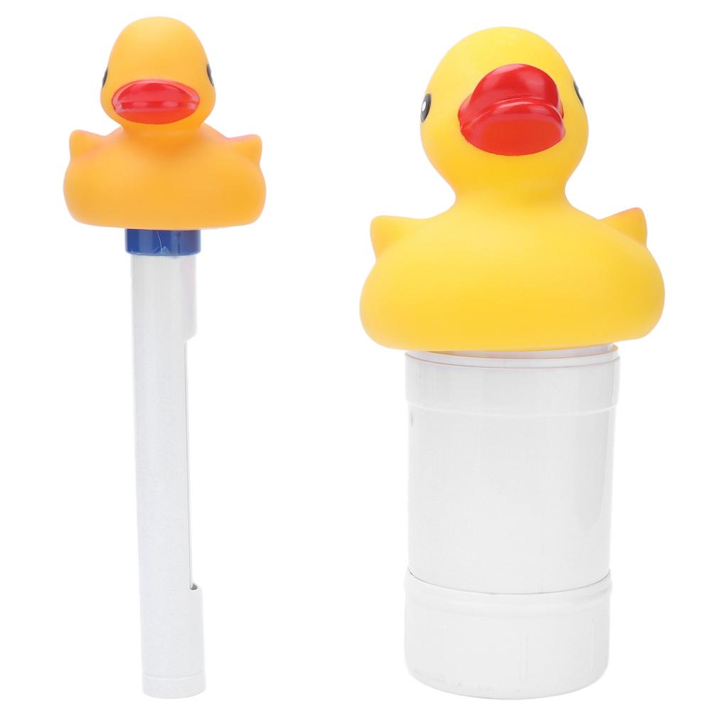 2Pcs Water Thermometer Set High Temperature Resistant Pool Chlorine Dispenser for Pond Swimming Pool