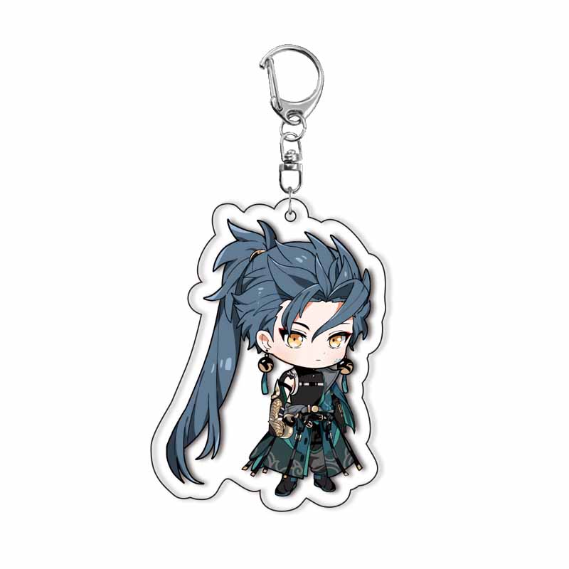 

Game Wuthering Waves Anime Keychain For Jinhsi Zhezhi XiangLiYao Yinlin Taoqi Yangyang Encore Jiyan 6 cm