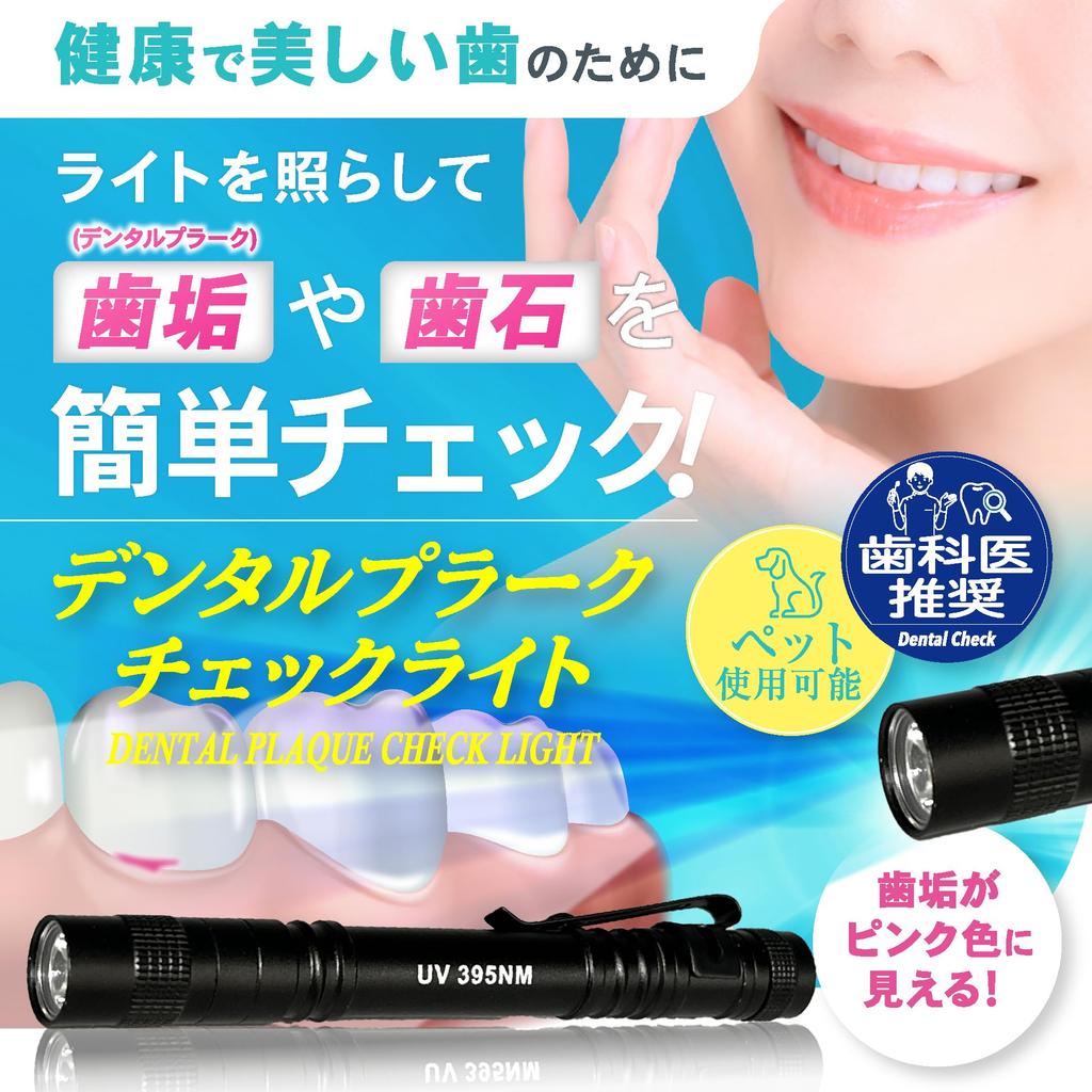 [Identify hidden plaque at a glance] OMNI Dental Plaque Check Light (Black)