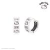 Sanrio Hello Kitty Jewelry Silver Oil Painting One-Touch Earrings Hlse380
