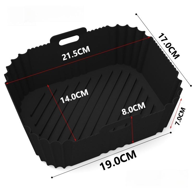 

2 Non-Stick Air Fryer Pads - Oven, Oven, Oven - Easy to Clean, Reusable, Scratch-Resistant - For Chicken, French Fries, Pastries