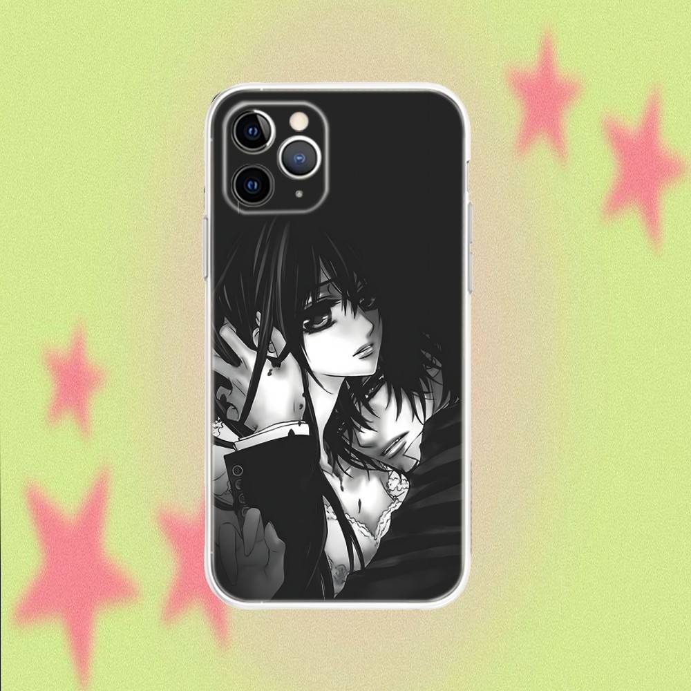 Vampire Knight Yuki Zero Phone Case For iPhone 16,15,14,13,12,11 Pro,Max,Plus,X,XS,XR,SE,Mini Transparent Silicone Soft