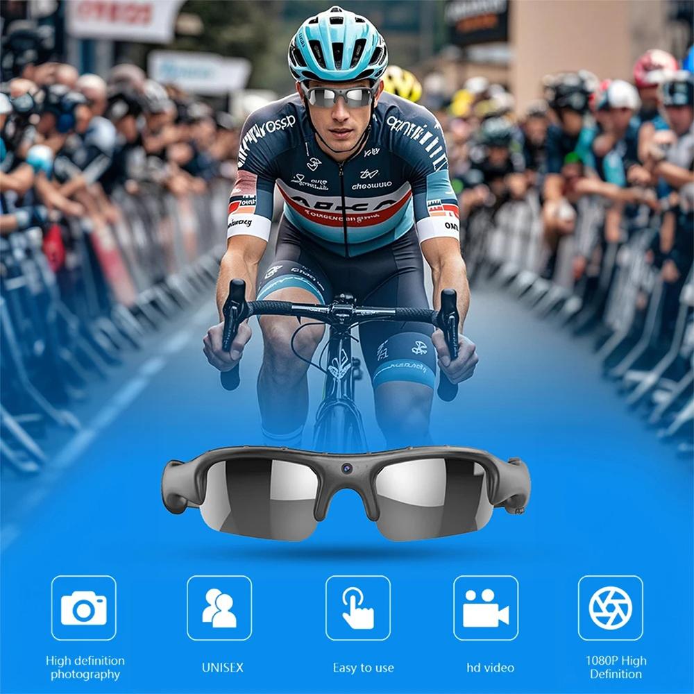 HD 1080P Glasses WIFI Camera Outdoor Bicycle Motorcycle Security Protection Sunglasses Video Camera Polarized Lens Sports Cam