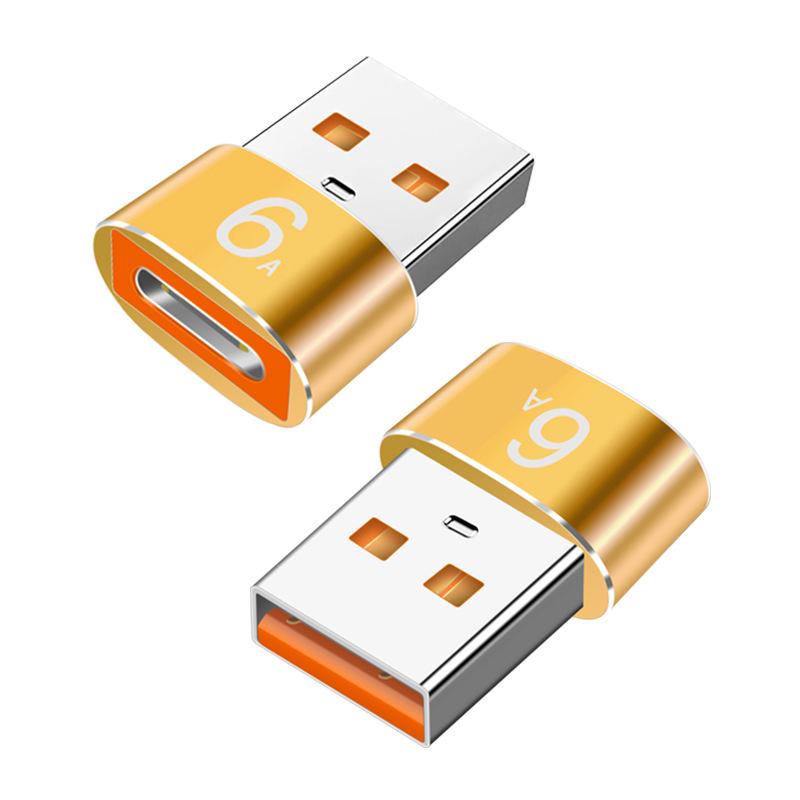 USB To Type-C Female Adapter: Fast Charging, Audio, Data, OTG Converter for Cars and Computers