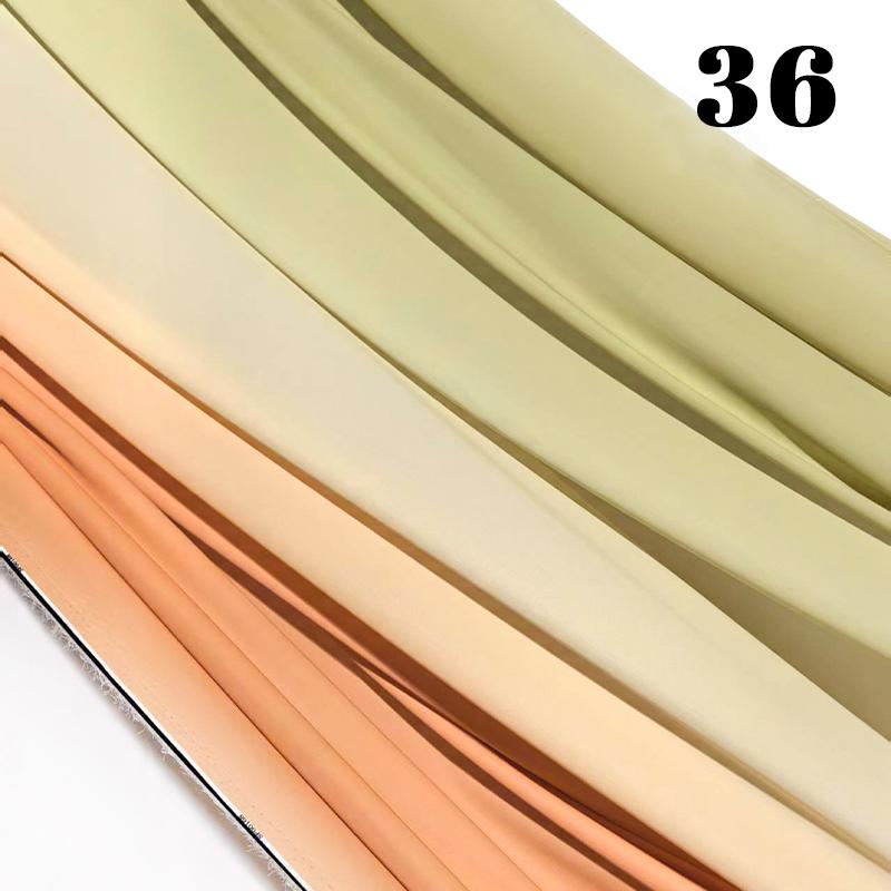 50cm Chiffon Gradient Fabric Hanfu Ancient Style Rainbow Gradient Fabric Stage Costume Design Skirt Dress DIY Sewing Material