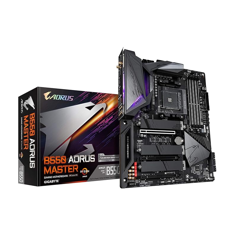 

Материнська плата GIGABYTE B550 AORUS MASTER ATX [AMD оснащено чіпсетом] MB4990
