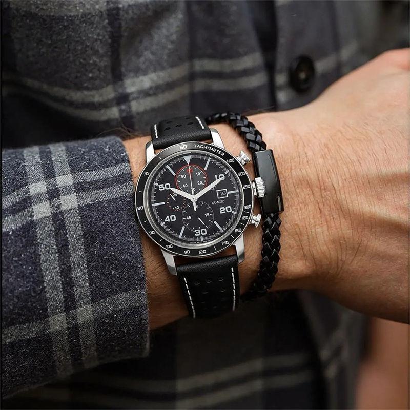 Men Fashion Luxury Watch Men's World Chronograph Business Quartz Wristwatch GZW