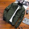 Giacca da Baseball da Uomo Monocolore Vestibilità Slim Stile Coreano - Giacca Estiva Autunnale Taglie Forti