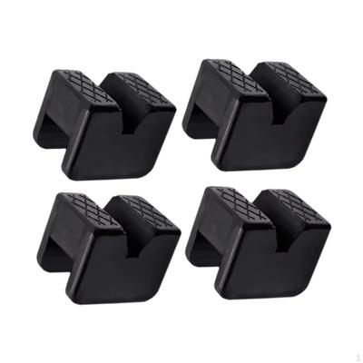 4 Stück Wagenheber-Pads Adapter Geschlitzt Rutschfest Hebebühne Gummi Rahmen Schweißnaht
