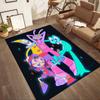 Love Digital Circus Quadratische Teppiche sind eine großartige Wahl für Wohnzimmer, Schlafzimmer, Heimdekoration und als Geschenke.