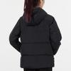 Adidas 3-Stripe Puff Jacket with Double-Knit Zip Pockets and Hood Women Outerwear Black H23063