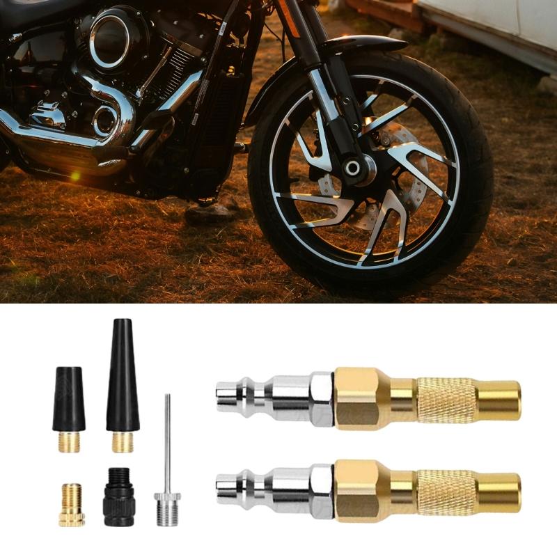 Versatile Threaded Inflation Valves set High Performances Air Pumps Adapter Set Inflating Nozzle set for Bikes Kayaks