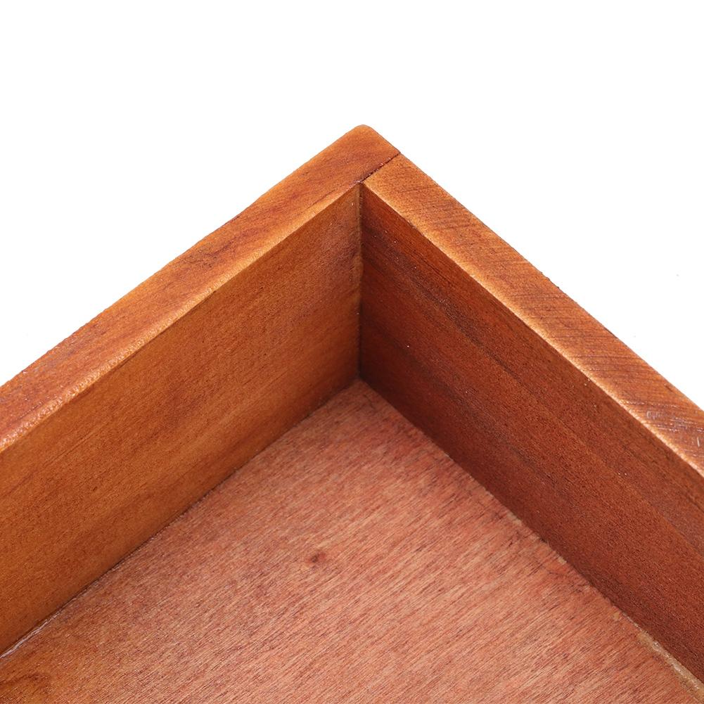 Wood Succulent Planter Cactus Bonsai Micro Landscape Flower Pots Plant Pot Decor