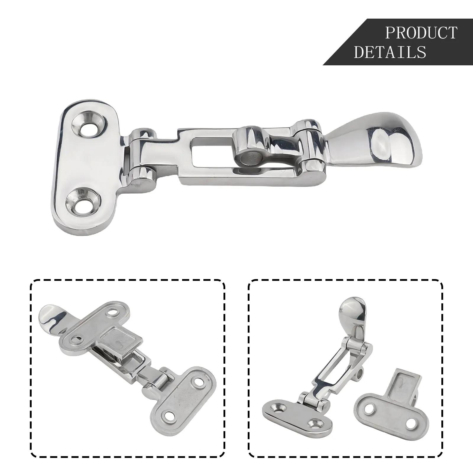 

Locker Boat Door Latch Lock Anti-Rattle Easy Installation Holding Clamp Marine Grade Parts Replacement 110*50mm Silver China Mainland