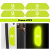 AAFO1 For Skoda Night Reflective Car Door Sticker Safety Warning Reflector Tape Decal Accessories S Kodiaq Octavia 2 3 Yeti Karoq