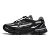 Li Ning Crianças Tendência de Moda Versátil Absorção de Choque Cano Baixo Sapatos Casuais Tênis Infantil Preto Cinza YKCU114-3