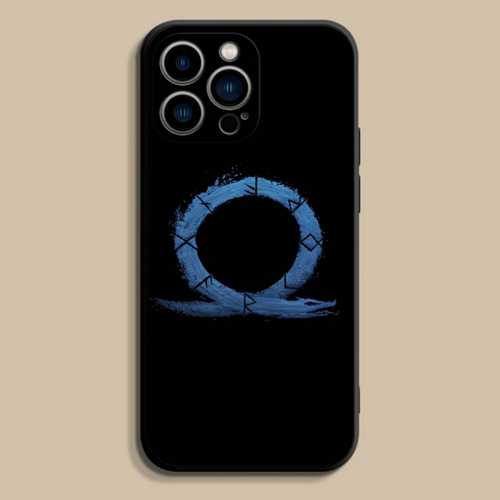 Game G-God of W-War Game Phone Case For iPhone 17,16,15,14,13,12,11,Pro,Max,Plus,E,SE4,Air,Mini Black Soft Cover