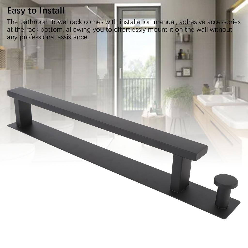 Bathroom Towel Bar Towel Rack for Bathroom Wall Mounted Modern Home Decor Stainless Steel Bath Towel Holder