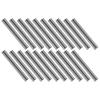 20Pcs Plastic Binding Coils 30 Hole Round Design Loose Leaf Notebook Rings for DIY School Office Report Presentation Binding