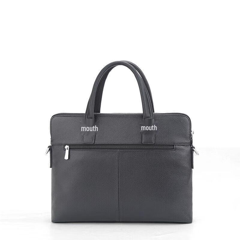 Мужской кожаный деловой портфель PLOVER