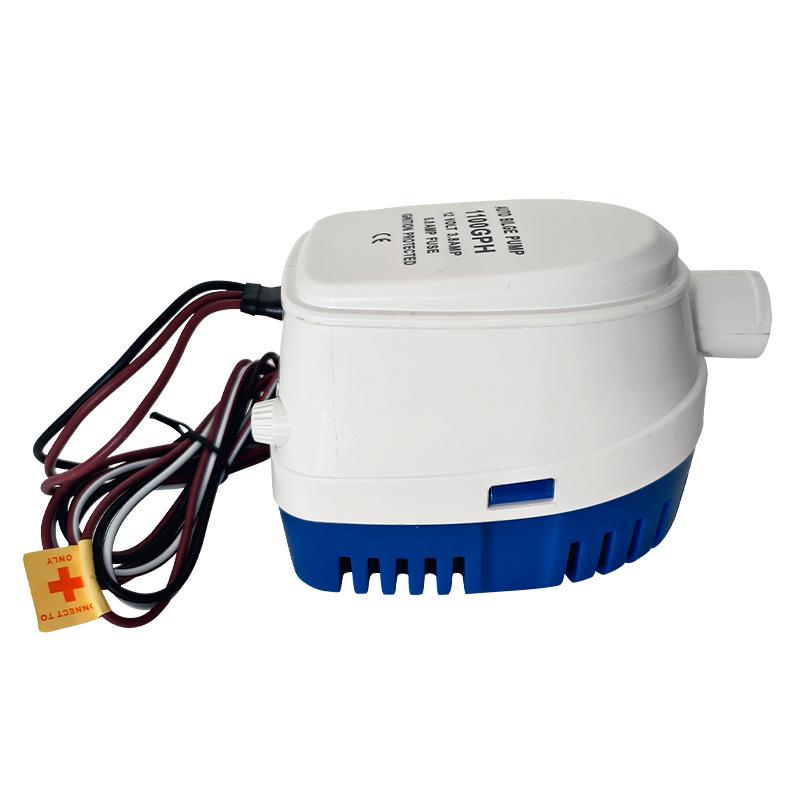 12V Automatic Marine Bilge Pump for Low Water Levels - Small DC Submersible Pump for Yachts and RVs