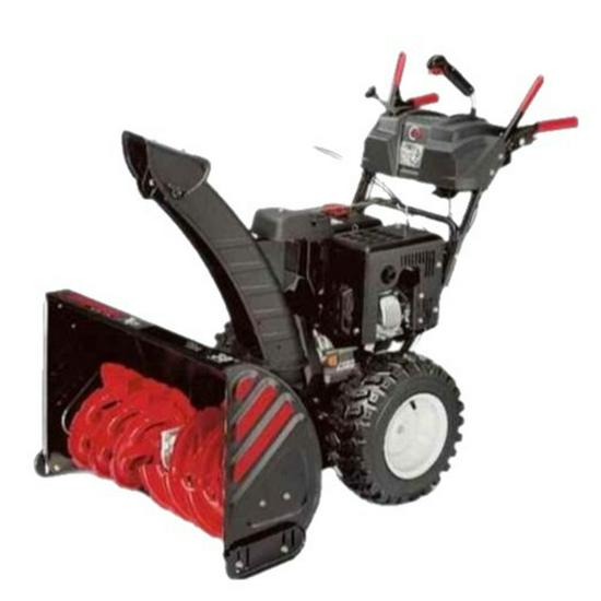 Electric Dual-Auger Snow Blower for Campus Road Cleaning