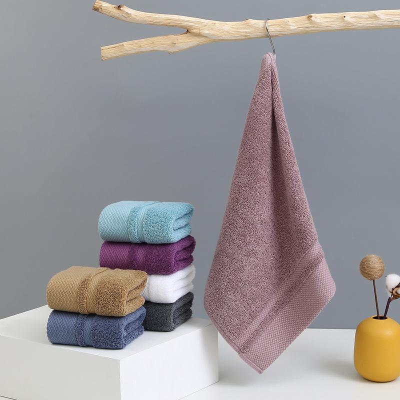 Long-staple Cotton Square Towels Are Soft and Absorb Water Without Shedding Hair. Return Gifts Square Towels, Kindergarten Hand Towels