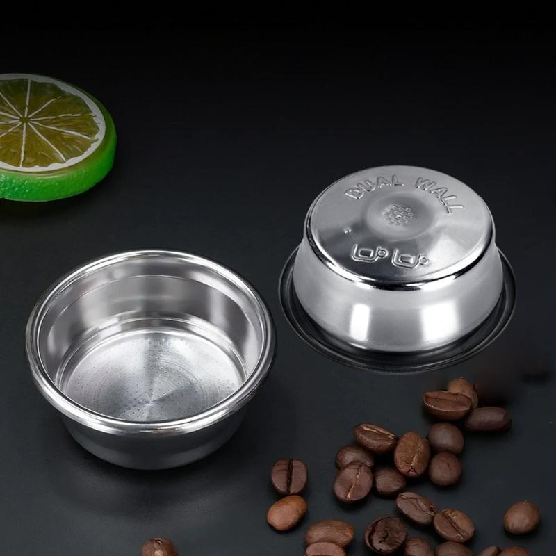Durables 54mm Single Wall Coffee Filters Basket For Professional Machines Stainles Steels Construction