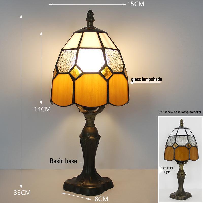 European Retro Dimmable Desk Lamp for Study, Cafe, or Bedroom