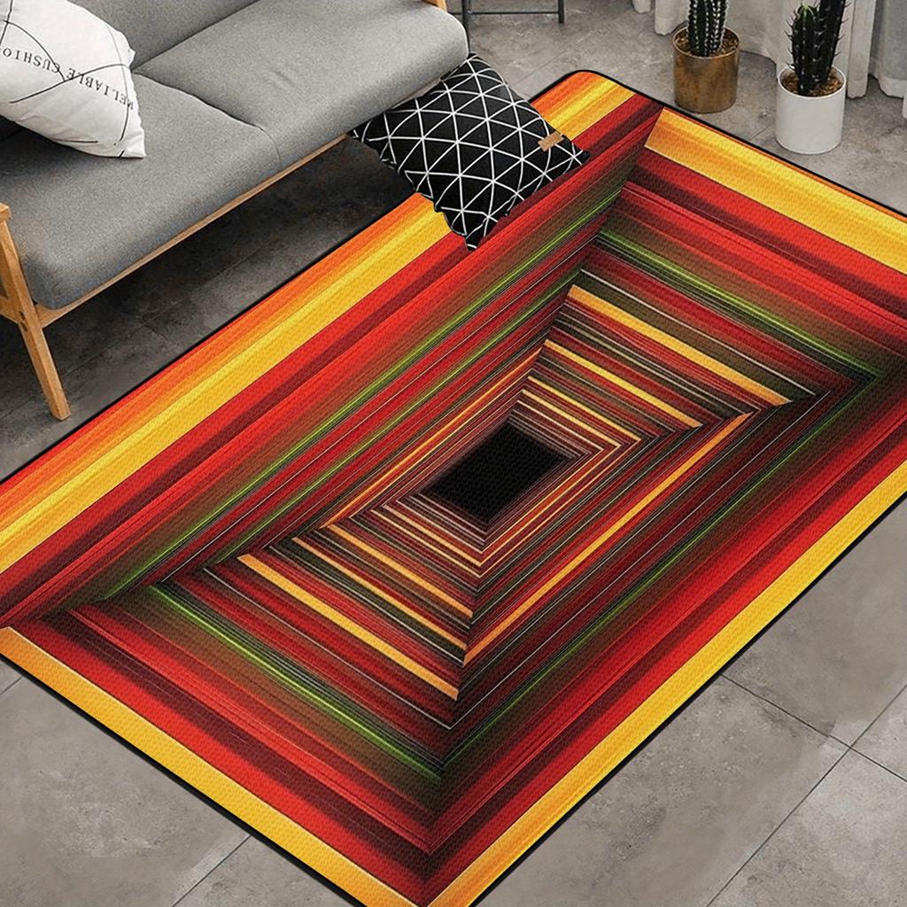 1PC Wild West Cowboy pattern Kitchen Rug Non-Slip Door Mat Pop design Bathroom Rug Bath Mat Carpet for Home Sink Laundry Decor
