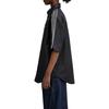 adidas Originals Polo Knopf Locker Kurzarmhemd Damenhemden Schwarz JJ3146
