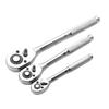 Gourd Handle 24-Tooth Quick Two-Way Ratchet Wrench Set – Large, Medium & Small Sockets for Auto Repair