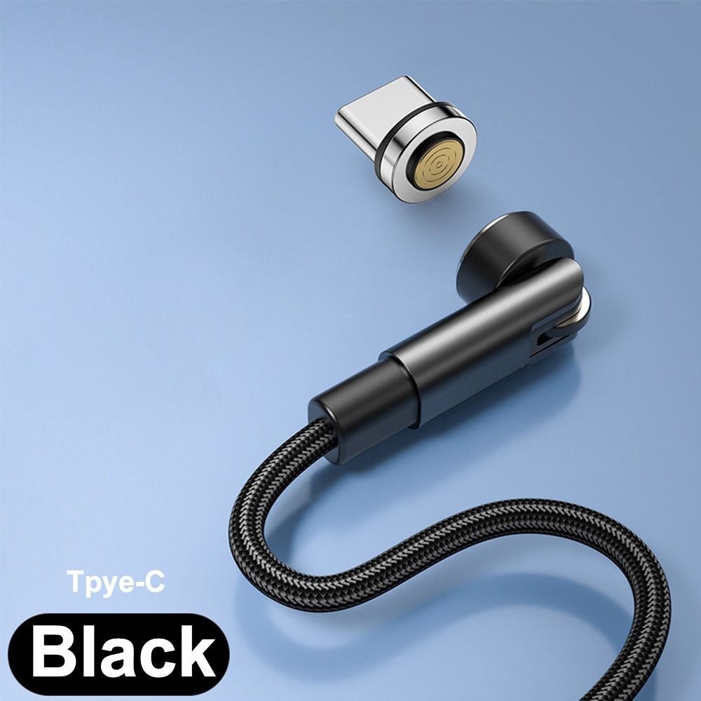 

5V/3A Data Line Adapter Magnetic Cable Super Fast Charging Magnet Charger Usb Cable Black-For Type C