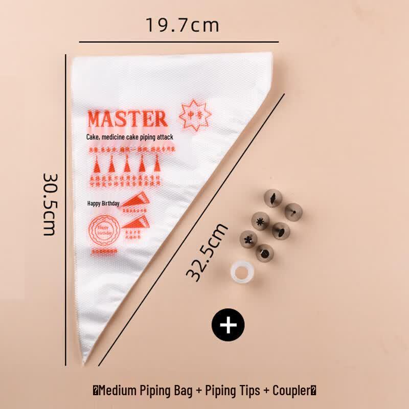 Reusable Silicone Piping Bag for Baking & Decorating