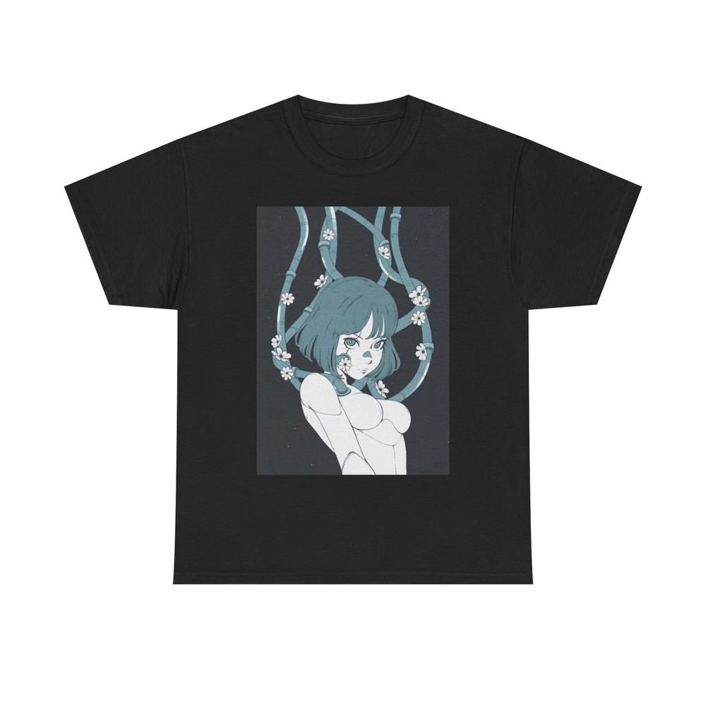 Waifu Anime T-shirt Girl Graphic Cartoon Retro Gaming Unisex Heavy Tee Gamer 25 Unisex T-Shirt XXXL
