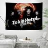 Tokio Hotel Rock Band Bill Kaulitz DIY Wall Tapestry Hanging Tarot Hippie Wall Rugs Dorm Home Decor
