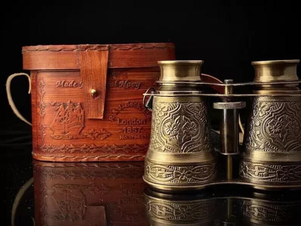 Mosiężna Luneta Projektancka Morska Vintage Prezent Antyczny Prezent na Halloween