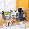 Creative Metal Desktop File Holder with Hanging Divider Hooks