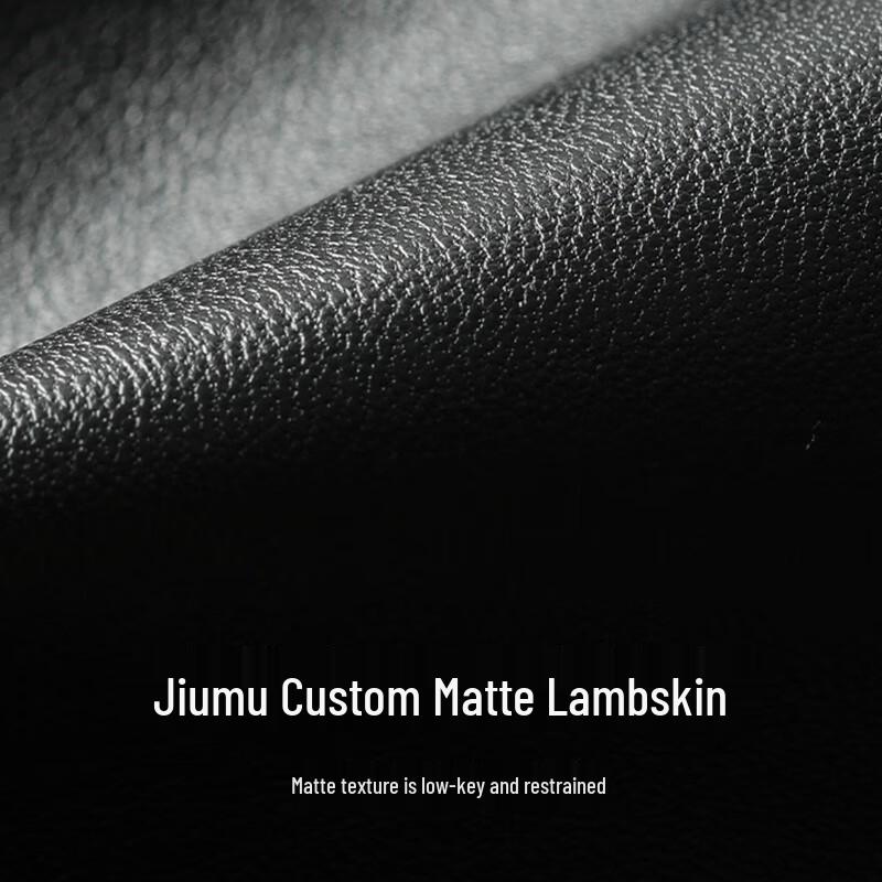 JIUMU Men's Winter Cycling Fleece Lined Genuine Sheepskin Gloves