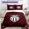 Monaco FC Printed 3PCS Bedding Set Breathable Duvet Cover with Pillowcases Decorative Bed Linen for Bedroom Home