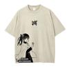 Anime Inosuke Tshirts Oversized Vintage Washed KKimetsu No Yaiba T Shirt Tanjirou Zenitsu Kyoujurou Tops Tees Man  Cotton