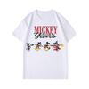 Disney Mickey Mouse Men's Casual Cartoon Print Short Sleeve T-Shirt Summer Casual Unisex Couples T-Shirt Y2k Parent-Child Outfit