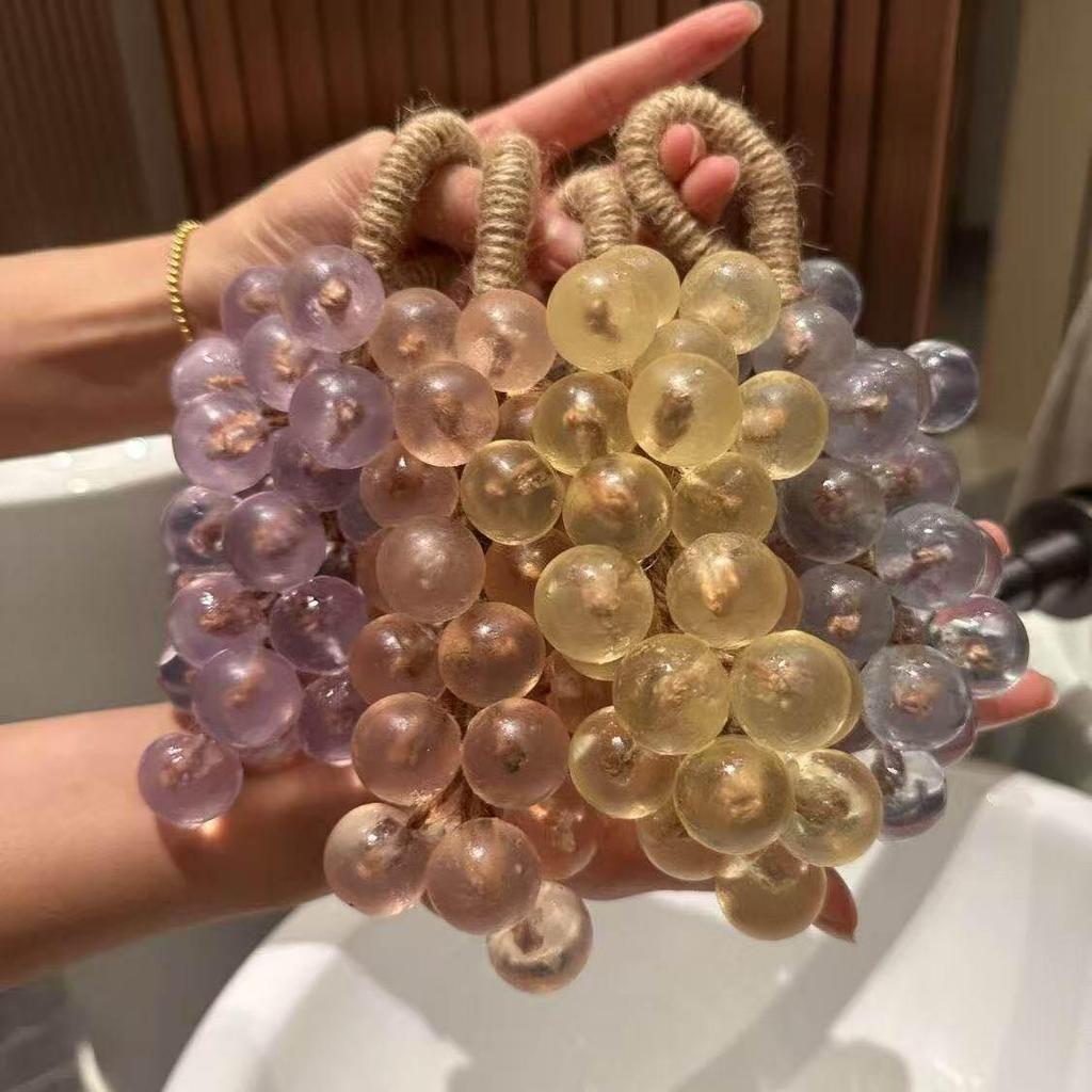 Handmade Grape Cluster Scented Soap: Long-Lasting Fragrance, Perfect Christmas Gift