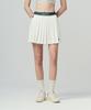 SERGIO TACCHINI W Mc Scratch Staff Pleated Skirt (White)