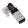 Válvula Solenoide Pneumática de 2 Posições e 5 Vias Liga de Alumínio Resistente ao Desgaste Substituição de Válvula Solenoide