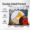 Retro Speaker Piano Rock Cushion Cover Premium Comfort Reversible Pillow Cover - Dual - Use Design for Home & Car