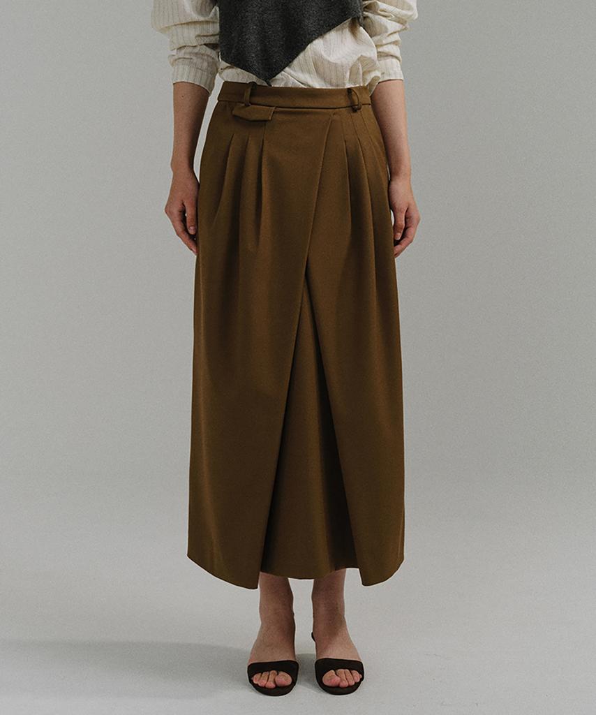 Aubeuawo Bud Wrap Skirt (Mocha)