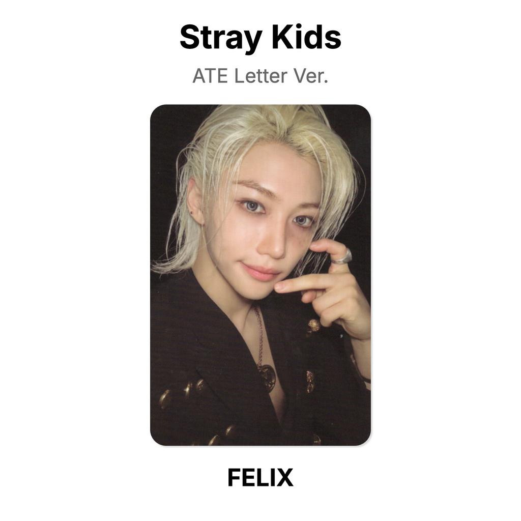 Stray Kids ATE Carta Ver. Cartão de foto oficial